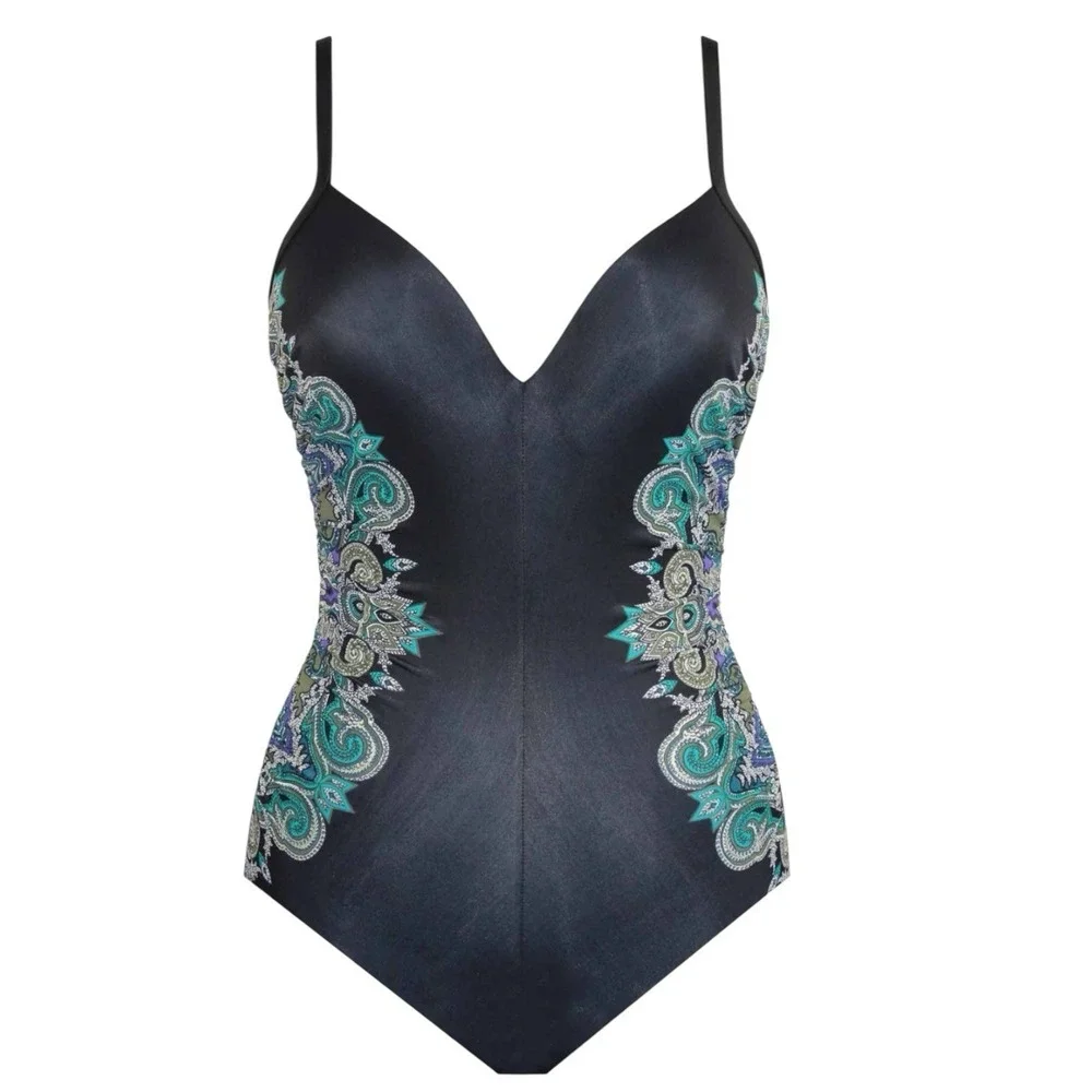 Miraclesuit Temptation Underwire Swimsuit Size 16 DD Cup